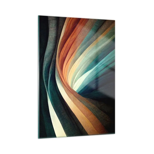 Üveg kép - Színekből szőtt - 50x70 cm