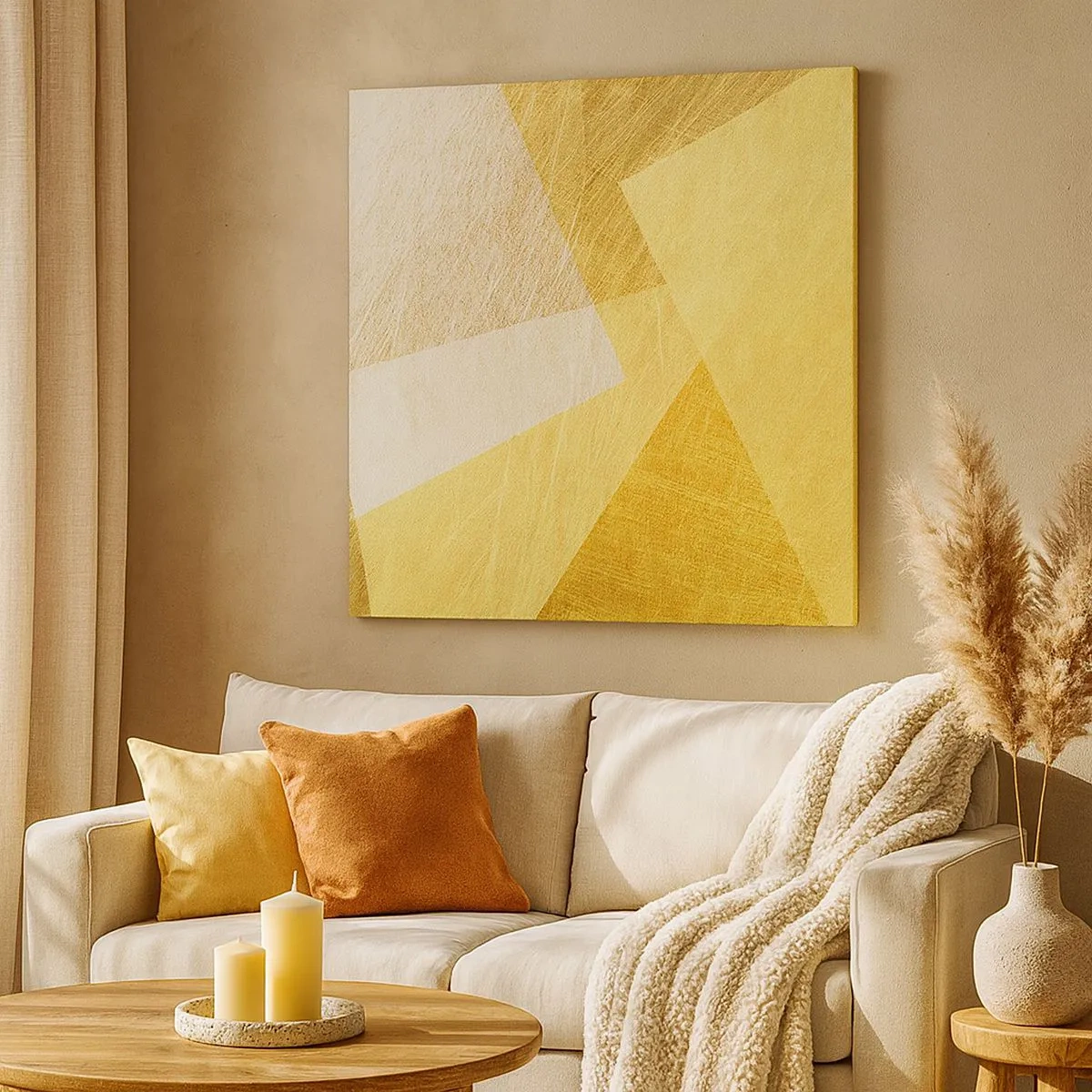 Vászonkép - A geometria időjárása - 30x30 cm