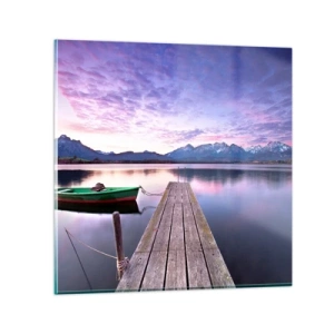 Üveg kép - Barátságos csend - 50x50 cm