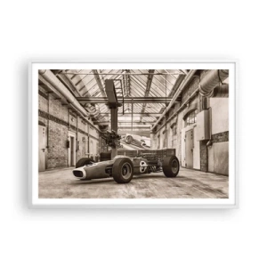 Poszter fekete keretben - A győztes pihenője - 100x70 cm