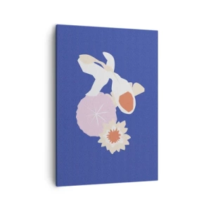 Vászonkép - Virágok és bimbók kompozíciója - 50x70 cm