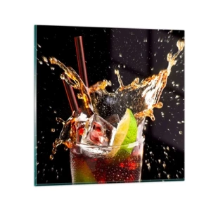 Üveg kép - A színek öröme és energiája - 30x30 cm