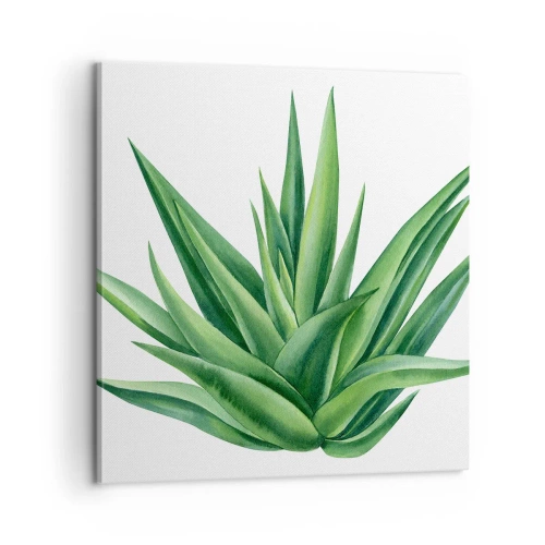 Vászonkép - Zöld - erő - élet - 60x60 cm