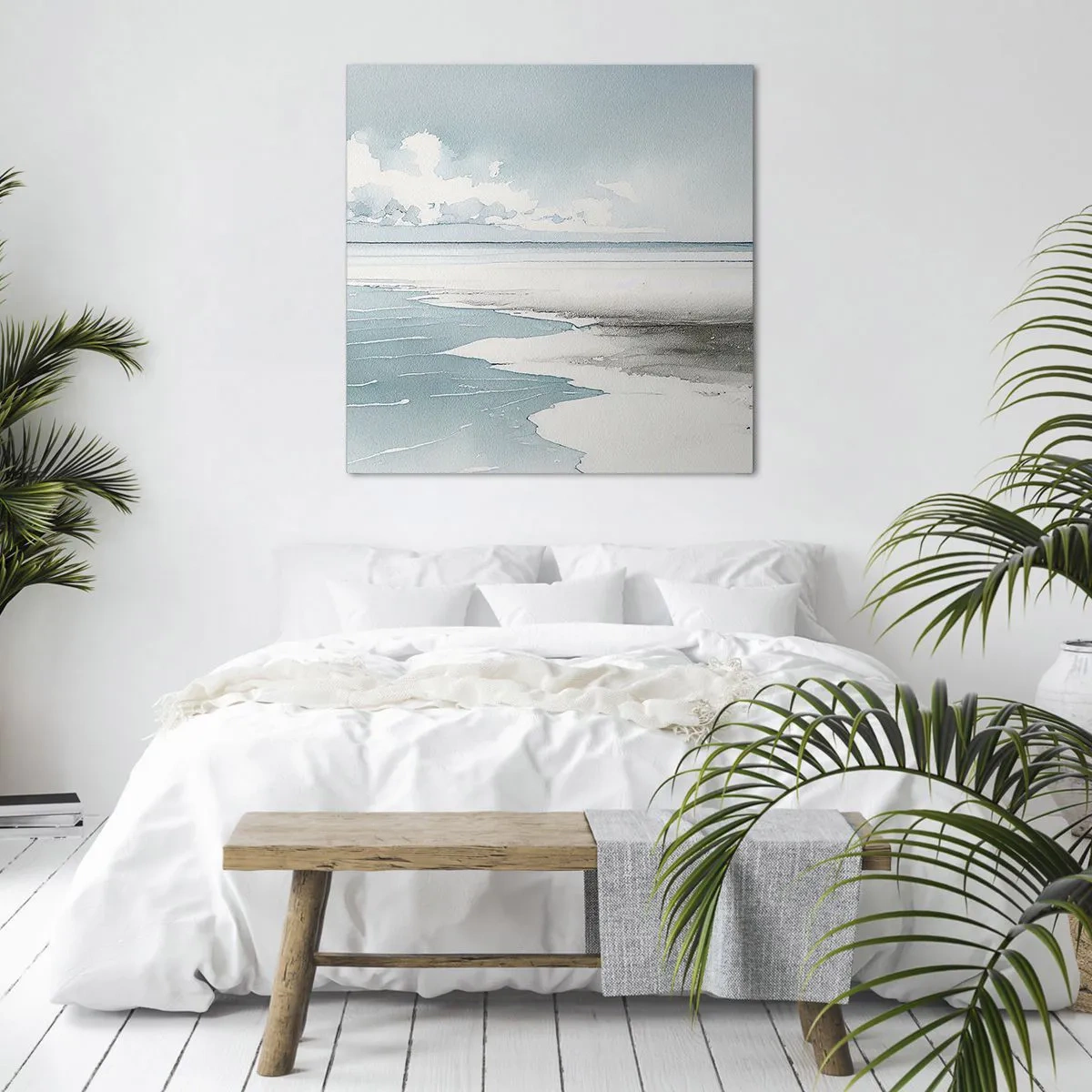 Vászonkép - Szelíd dagály - 40x40 cm