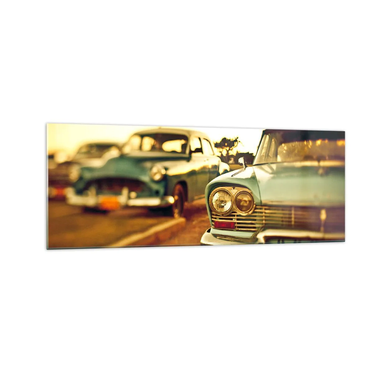 Üveg kép - Várunk és meglátjuk - 140x50 cm