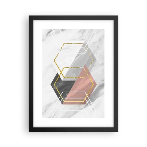 Poszter fehér keretben - Lánc kompozíciója - 30x40 cm