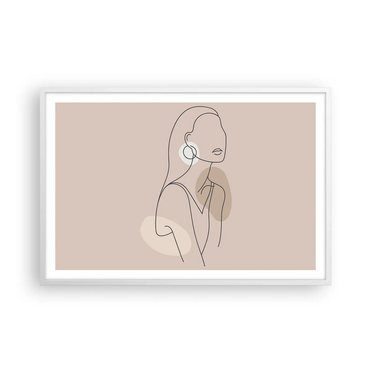 Poszter fekete keretben - Leány ikonja - 91x61 cm