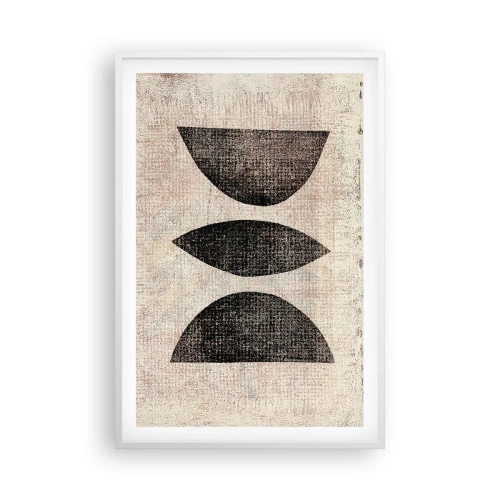 Poszter fekete keretben - Etnikai absztrakció - 61x91 cm