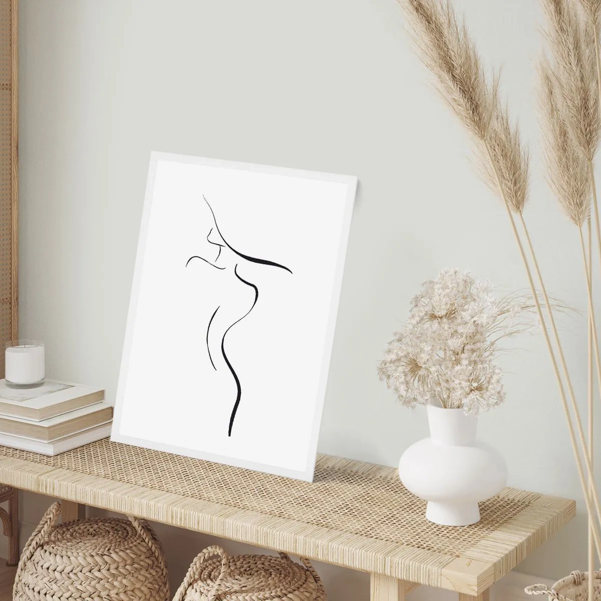 Poszter fekete keretben - Megfoghatatlan, mint egy hullám - 70x100 cm