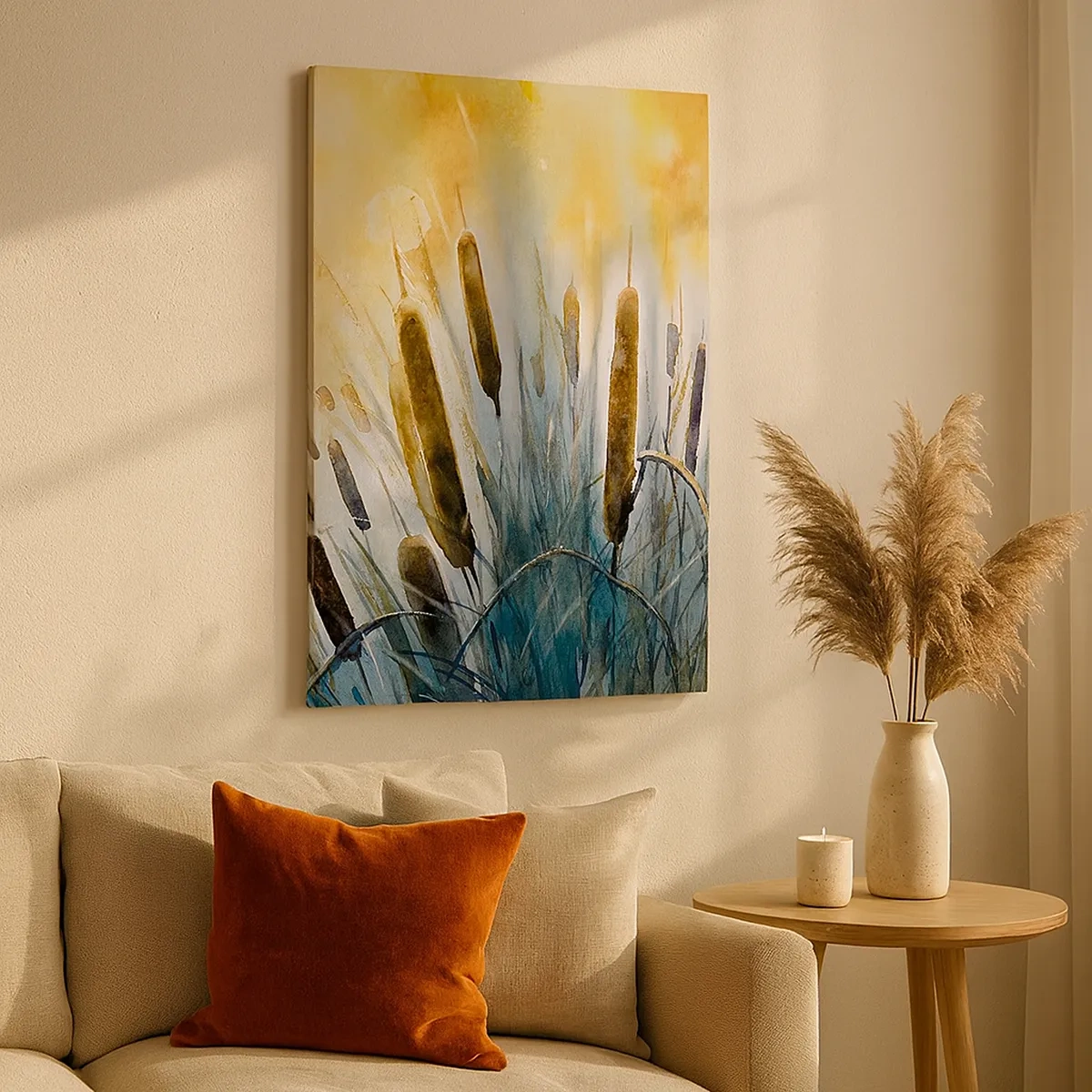 Vászonkép - A víz hűvössége, a nap melege - 50x70 cm