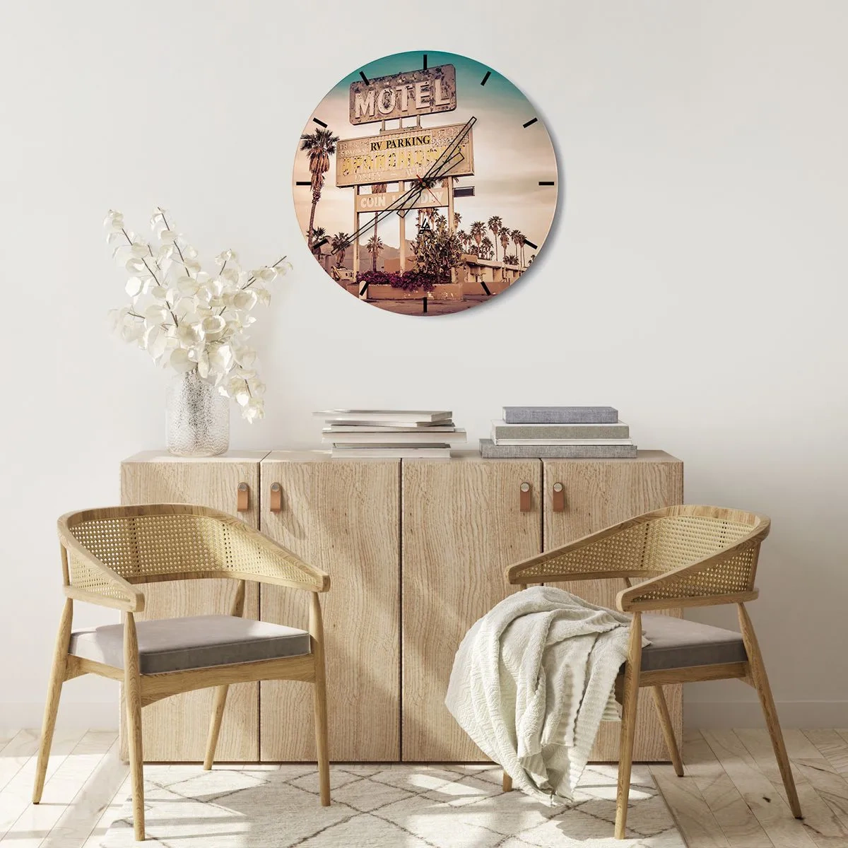 Falióra, Óra - Itt megállt az idő - 40x40 cm