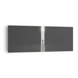 Vászonkép - Egy lépés a fényes jövő felé - 140x50 cm