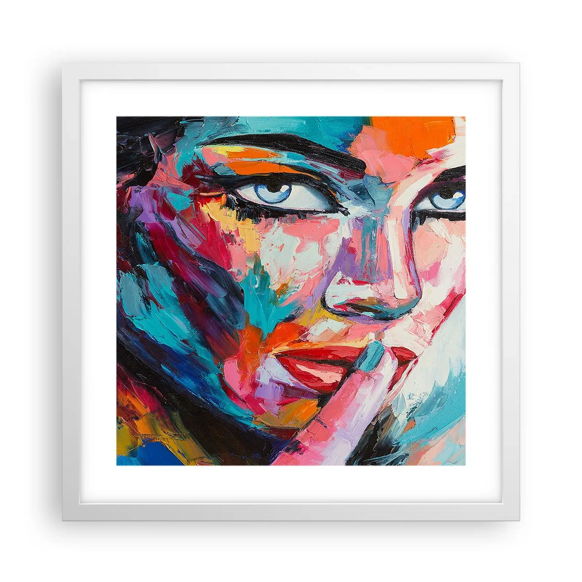 Poszter fekete keretben - Az első titkunk - 40x40 cm