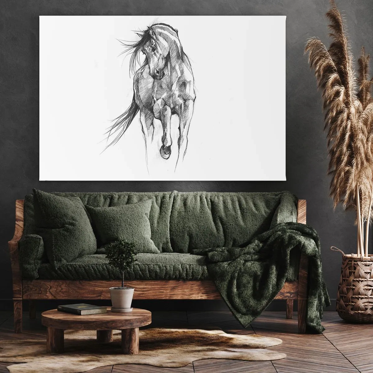 Vászonkép - Kecses ügetésben - 120x80 cm