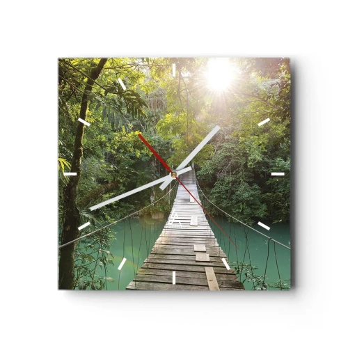 Falióra, Óra - Az azúrkék vízen át az azúrkék erdőbe - 40x40 cm