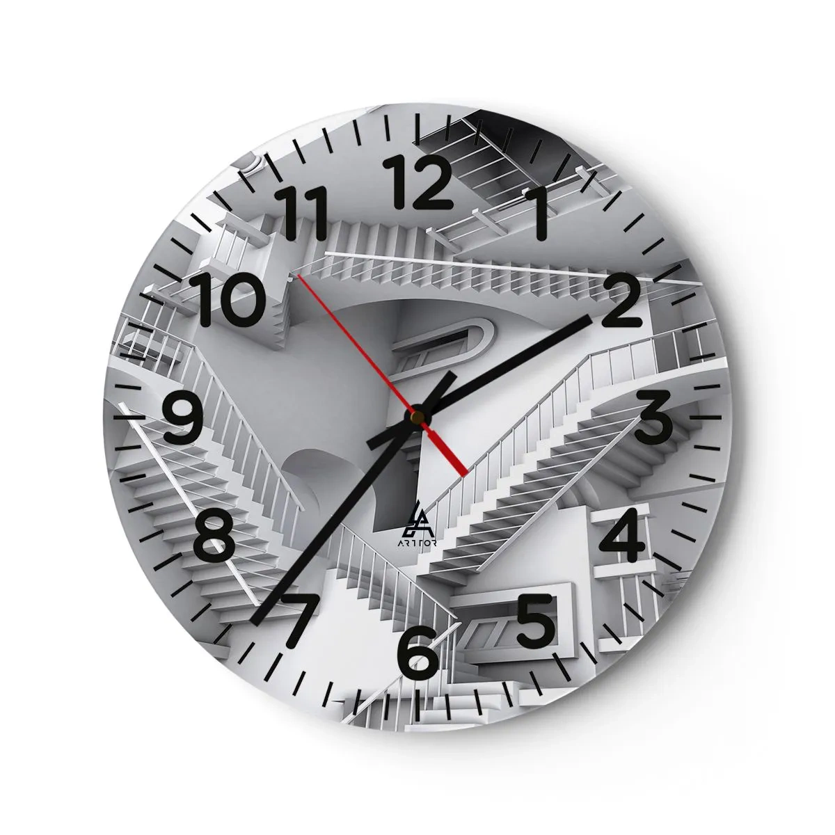 Falióra, Óra - A tér paradoxonjai - 30x30 cm