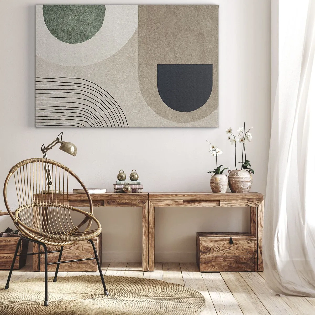 Vászonkép - Egy ovális szelídsége - 120x80 cm