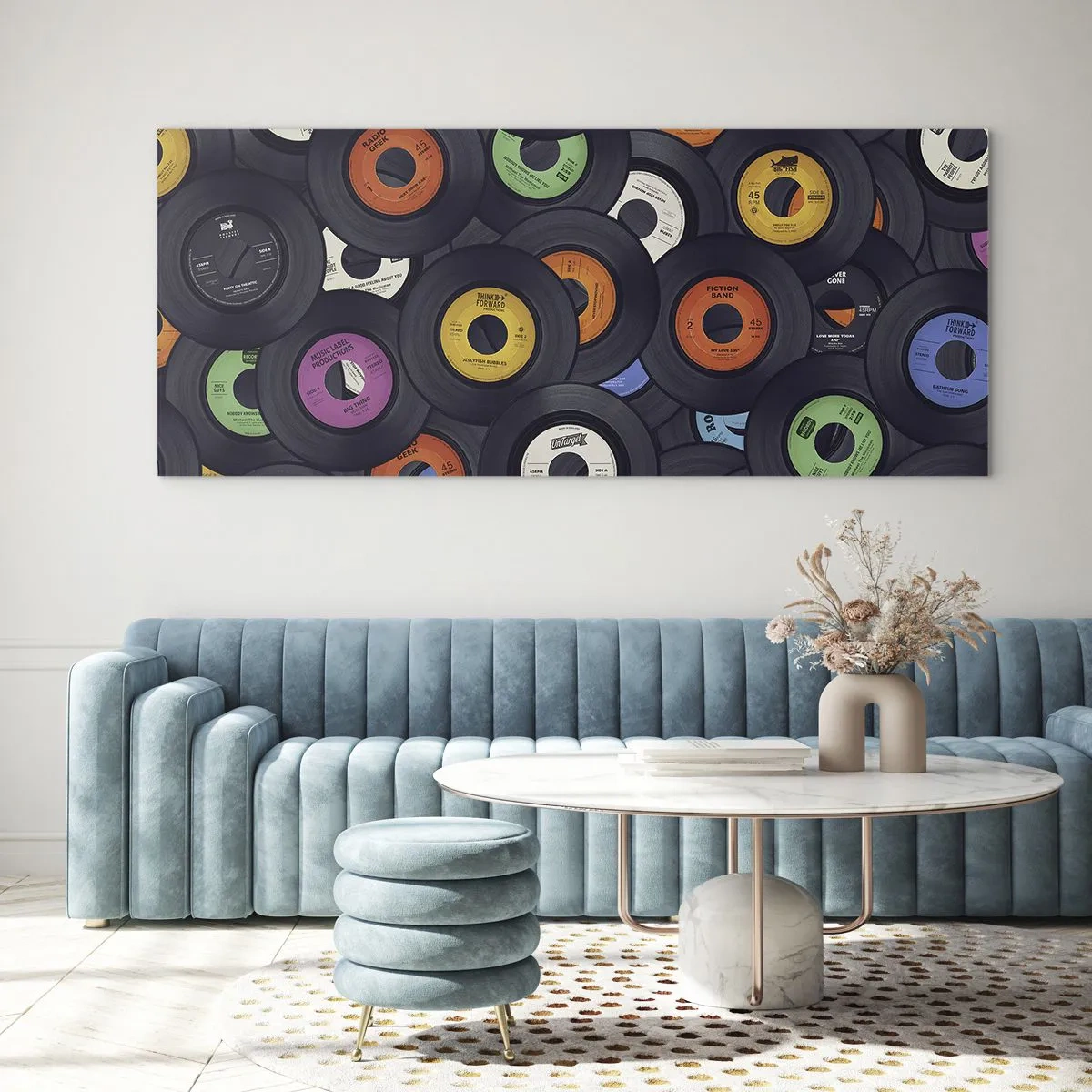 Üveg kép - A klasszika színei - 100x40 cm