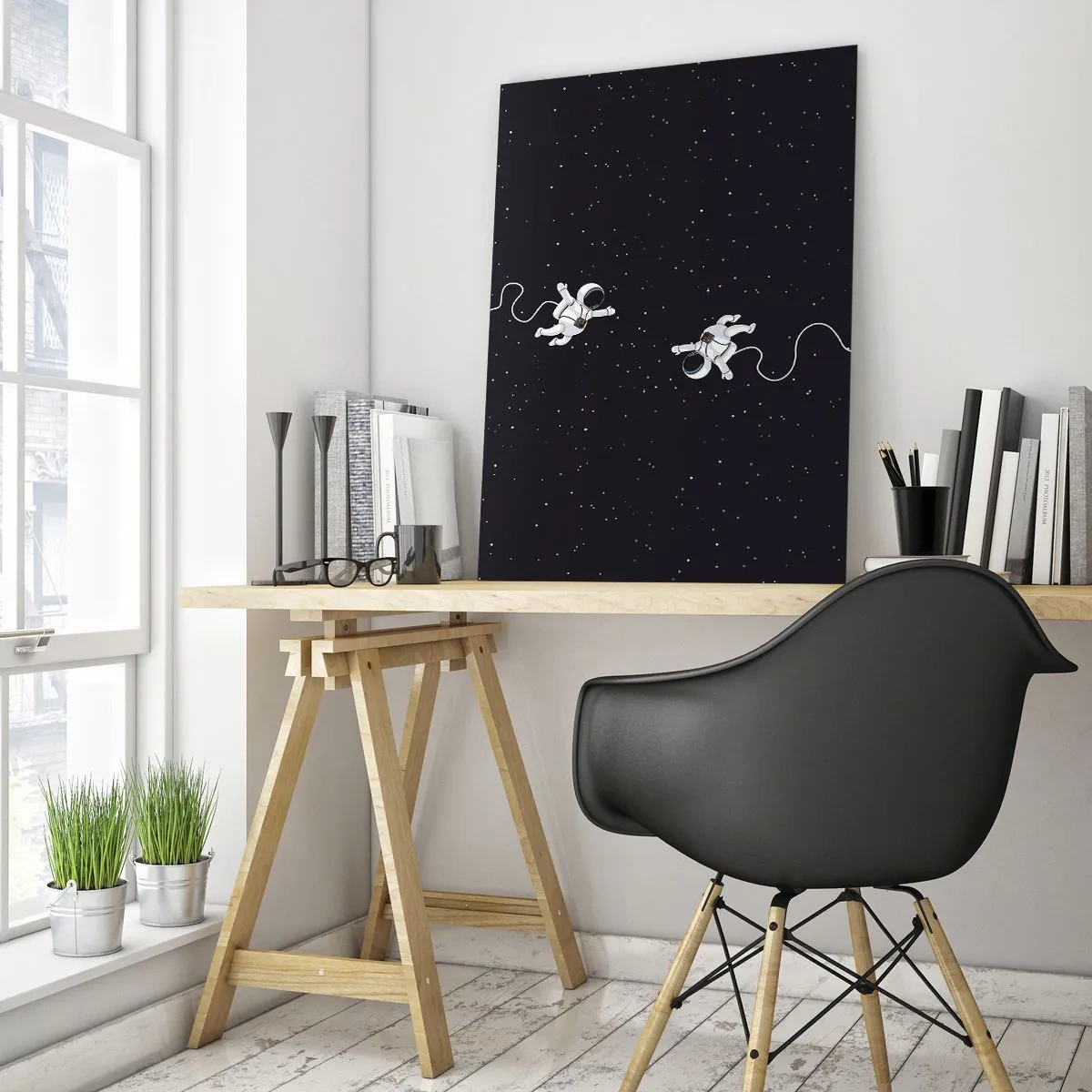 Üveg kép - Kozmikus tánc - 50x70 cm