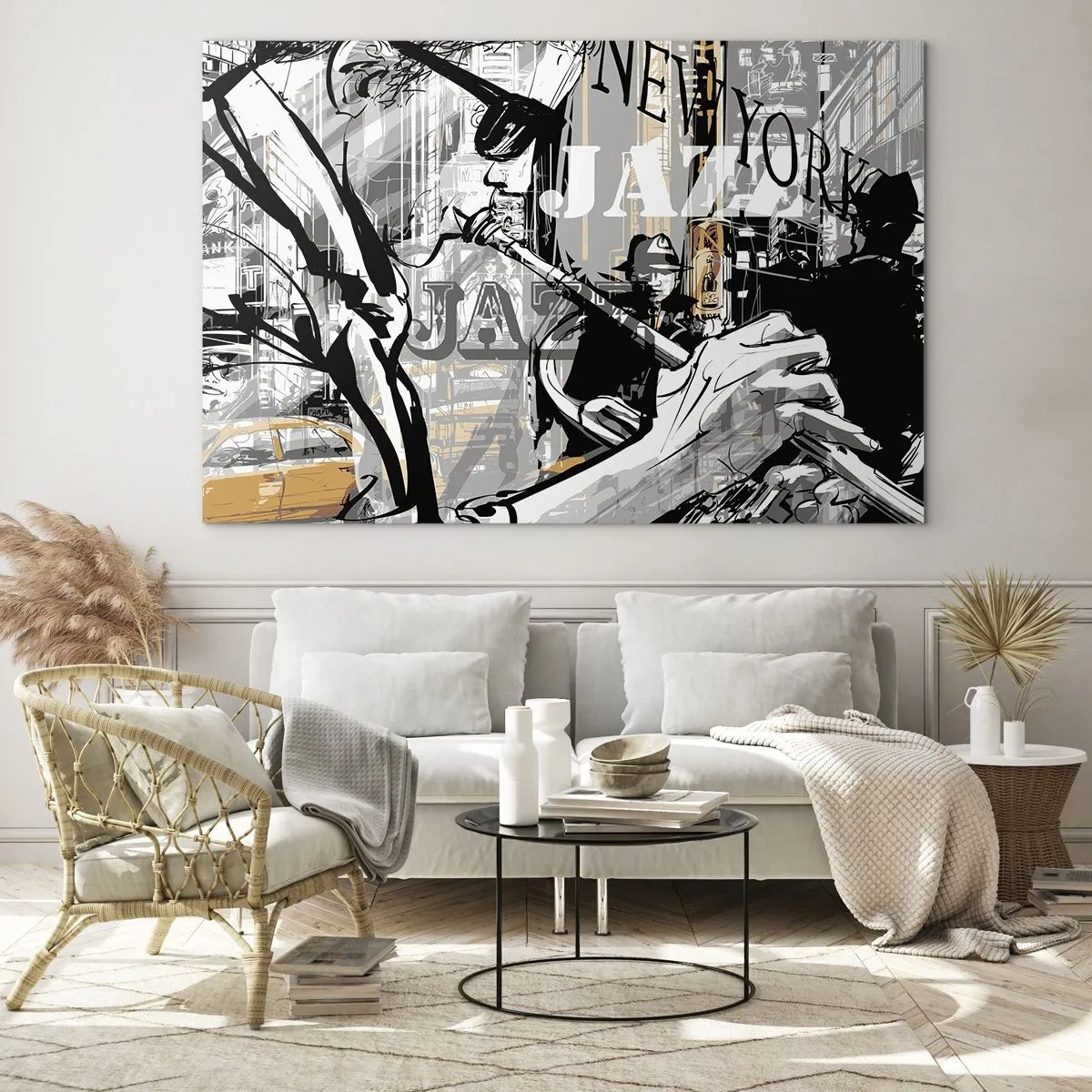 Üveg kép - A New York ritmusában - 100x70 cm