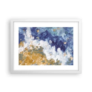 Poszter fekete keretben - Az elemek tánca - 40x30 cm