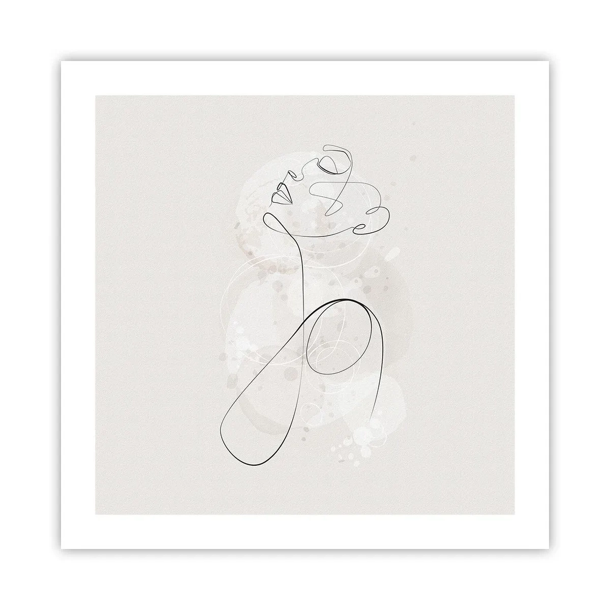 Poszter - A szépség spirálja - 50x50 cm