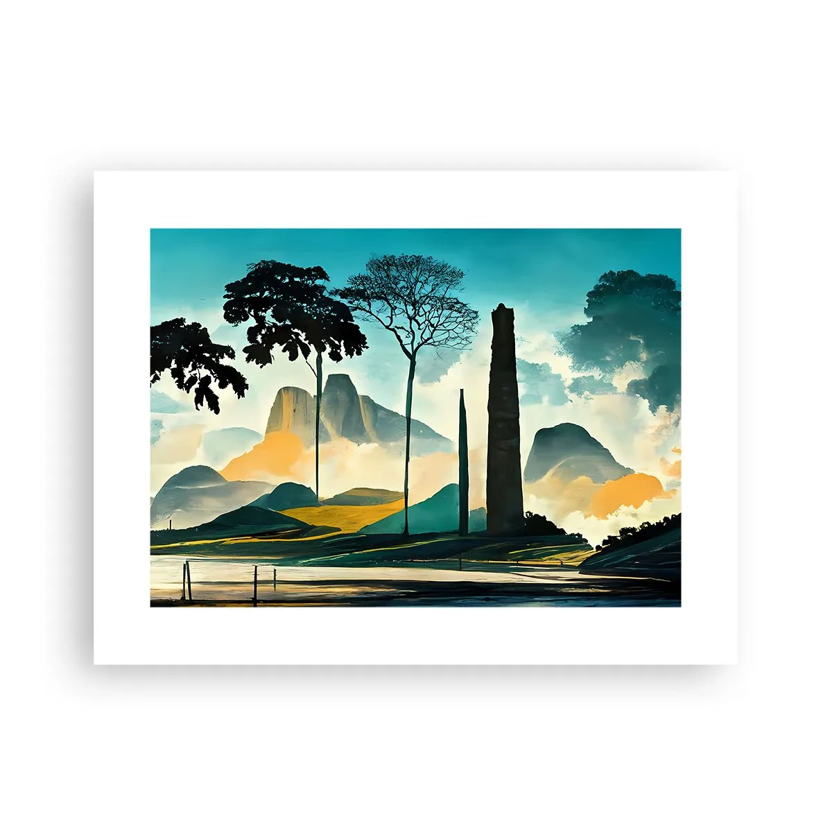 Poszter - Mindíg magasabbra és magasabbra - 40x30 cm