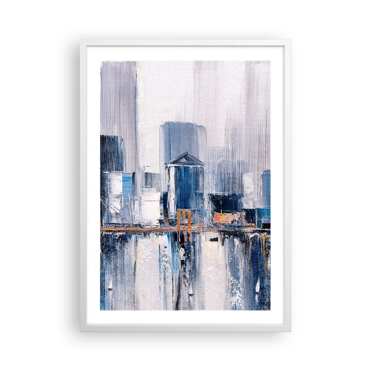 Poszter fekete keretben - New York-i benyomás - 50x70 cm