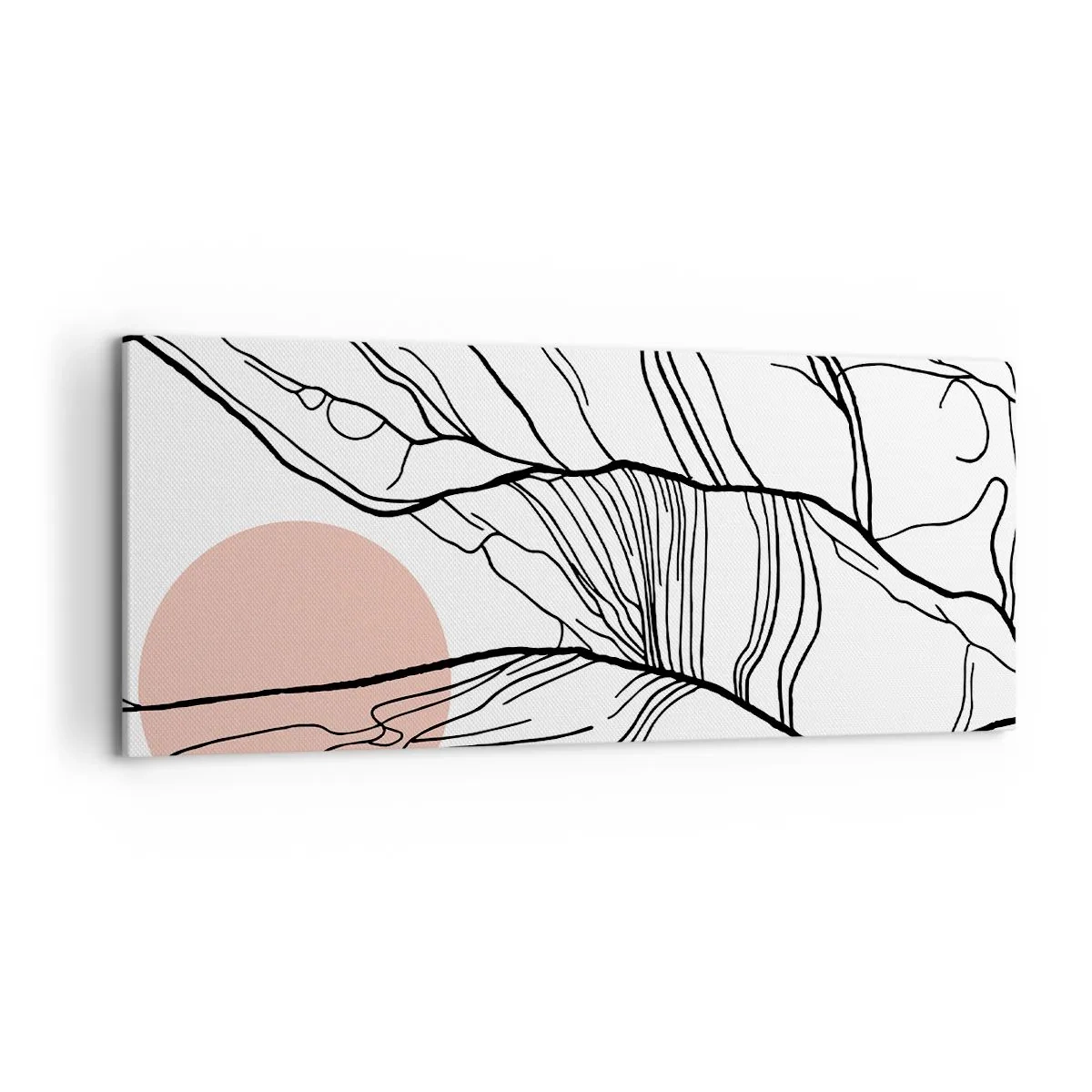 Vászonkép - Gallyak hálójában - 120x50 cm