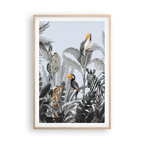 Poszter világos tölgy keretben - Afrikai mese - 61x91 cm