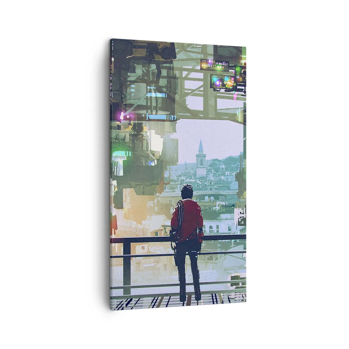 Vászonkép - Két világ - 45x80 cm