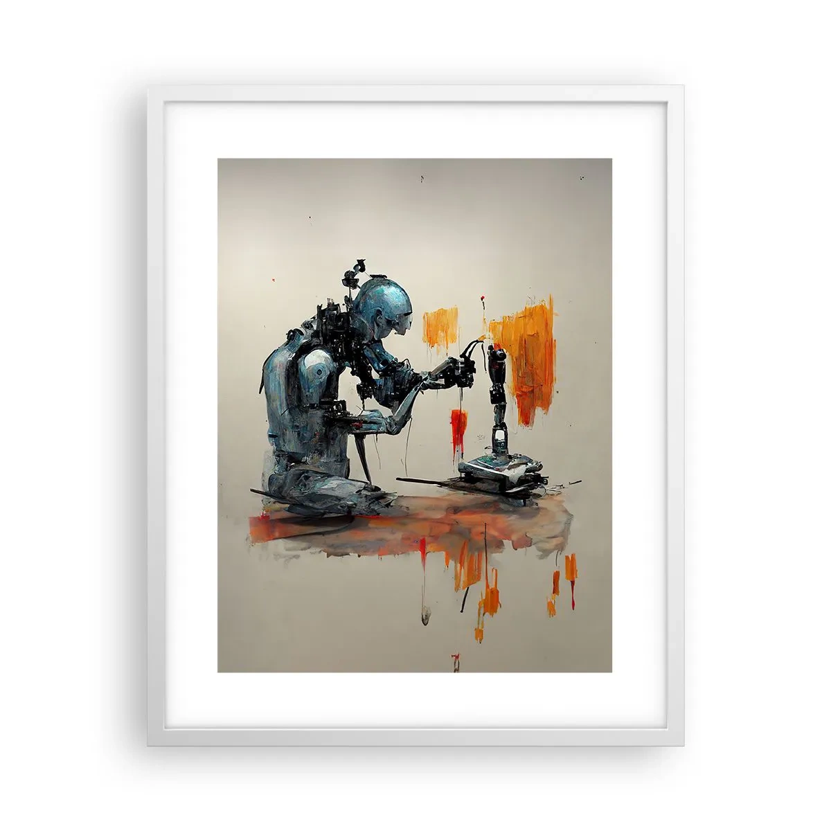 Poszter fekete keretben - Már holnap... - 40x50 cm