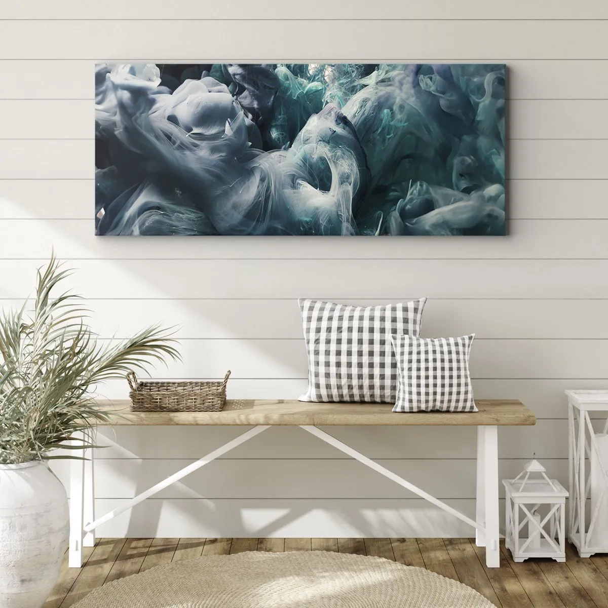 Vászonkép - A színek mozgása - 100x40 cm