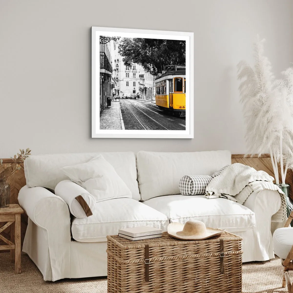 Poszter fekete keretben - És egy fado a háttérben - 30x30 cm