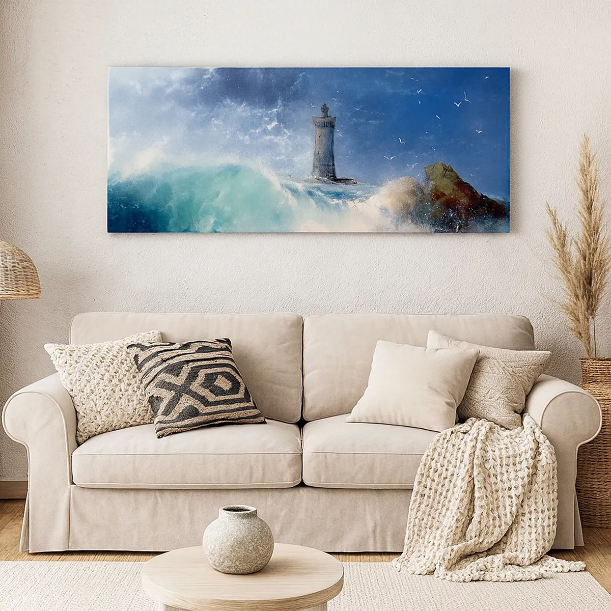 Vászonkép - Óvakodva az elemektől - 30x30 cm