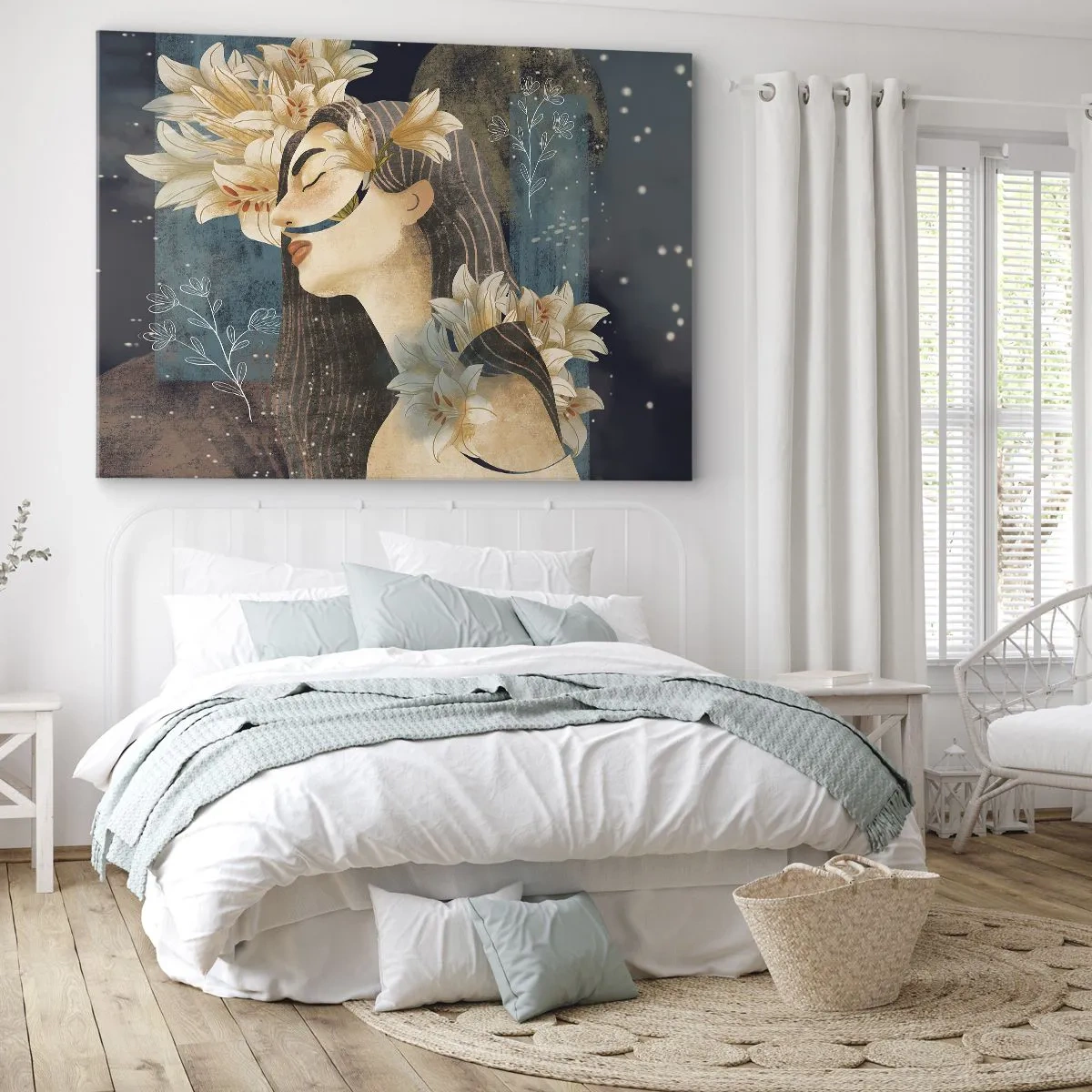 Vászonkép - Mese egy liliomos hercegnőről - 70x50 cm