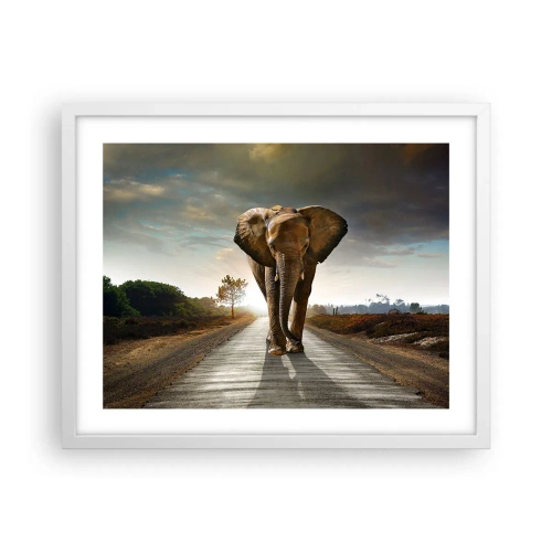 Poszter fekete keretben - És egyáltalán nem porcelánraktárban - 50x40 cm