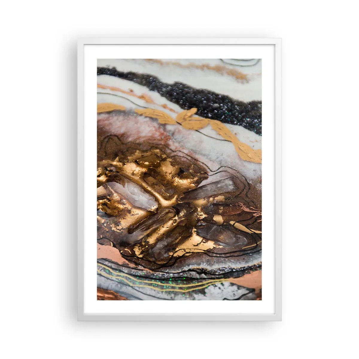 Poszter fekete keretben - A föld eleme - 50x70 cm