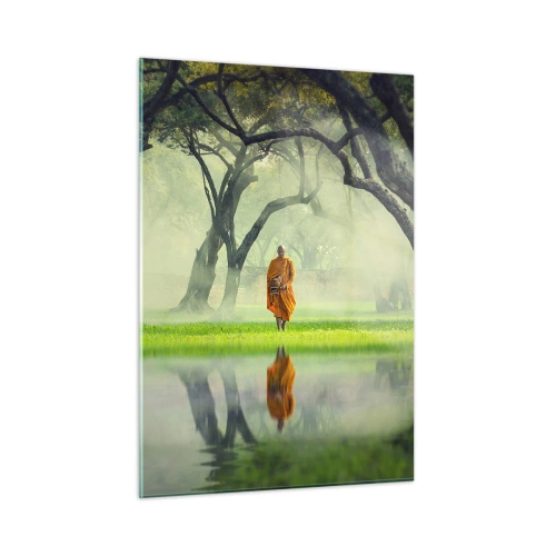 Üveg kép - Útban a megvilágosodás felé - 50x70 cm