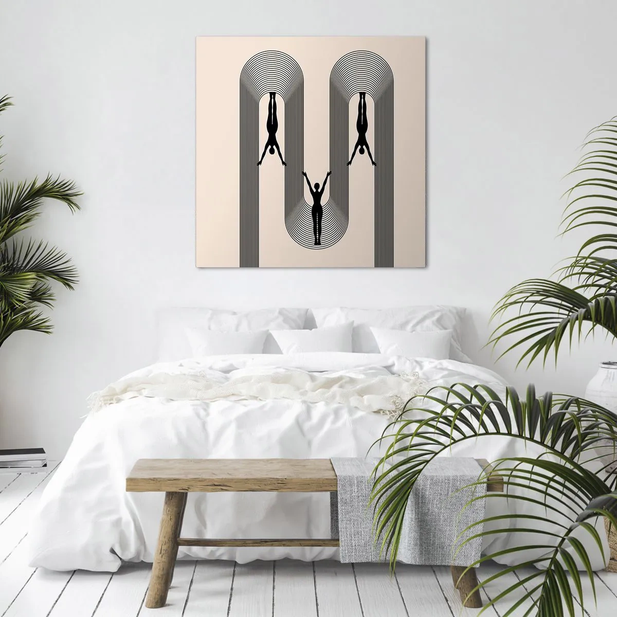 Vászonkép - Fejjel lefelé - 50x50 cm