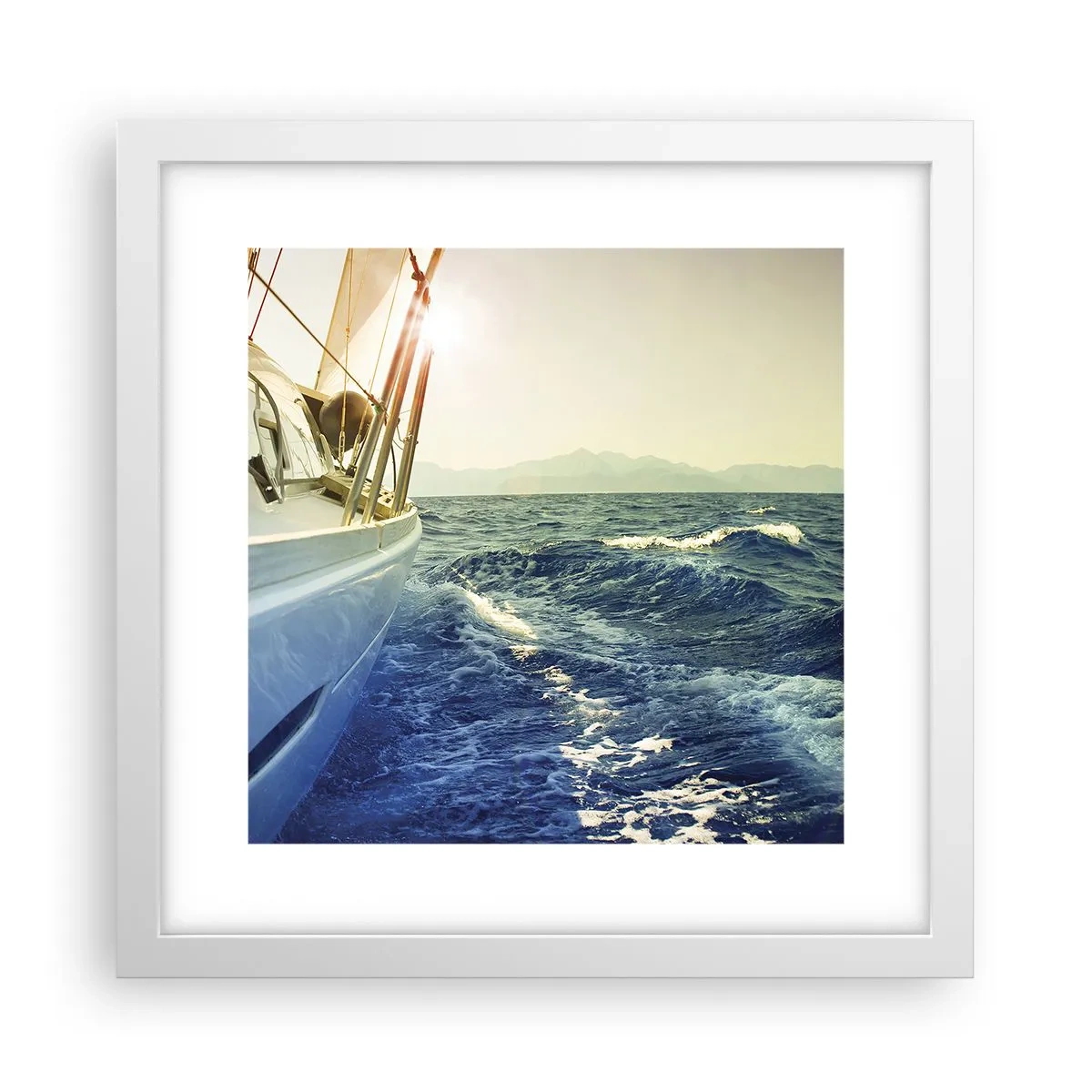 Poszter fekete keretben - A kalandhoz - 30x30 cm