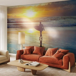 Fotótapéta Premium Sand - A harcos visszatérése - Sport, Szörfözés, Indonézia - 100x70 cm