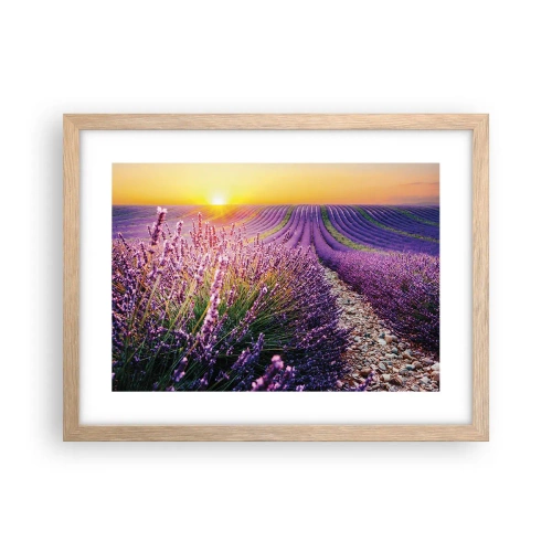 Poszter világos tölgy keretben - Illatos szálak - 40x30 cm
