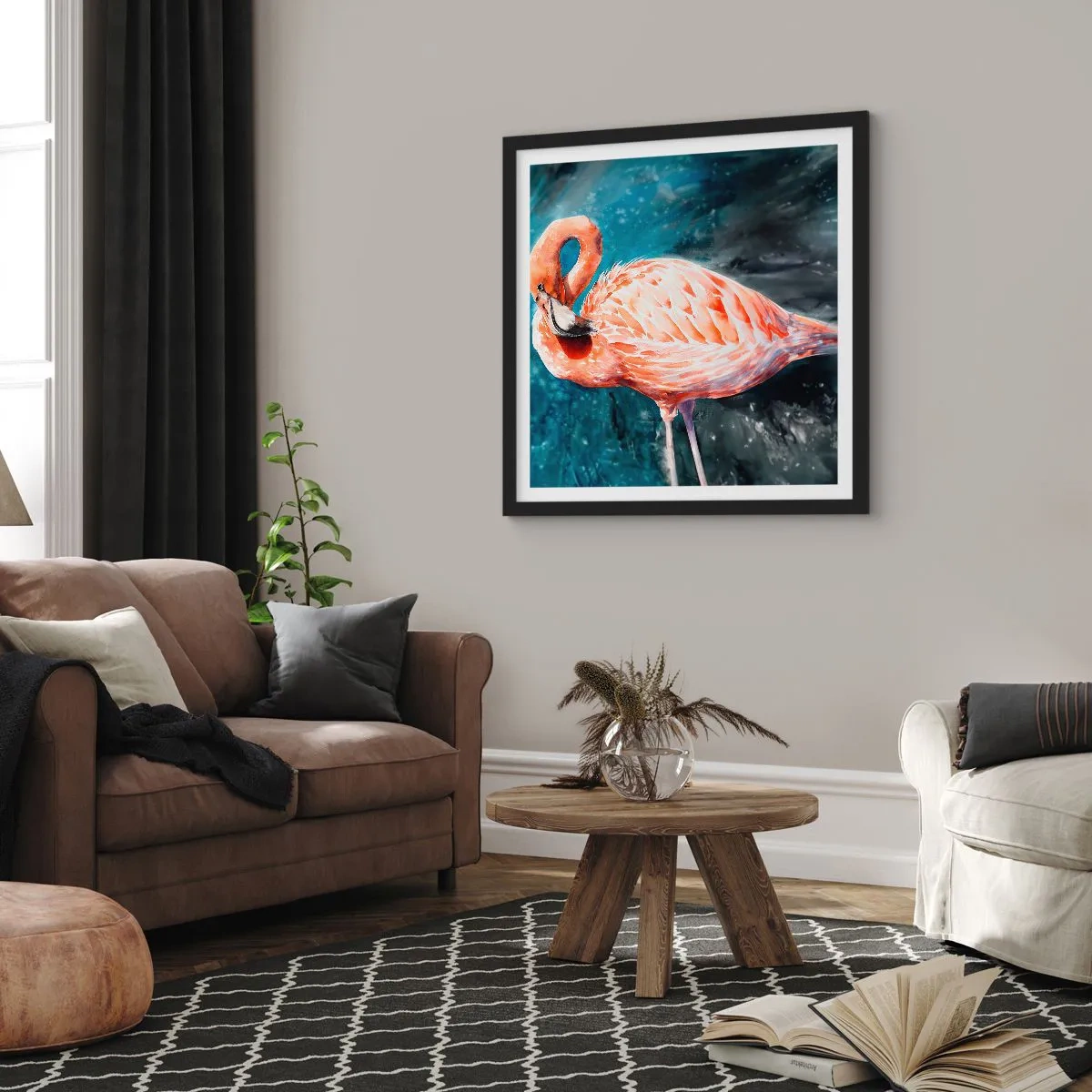 Poszter fehér keretben - Természetesen dekoratív - 60x60 cm