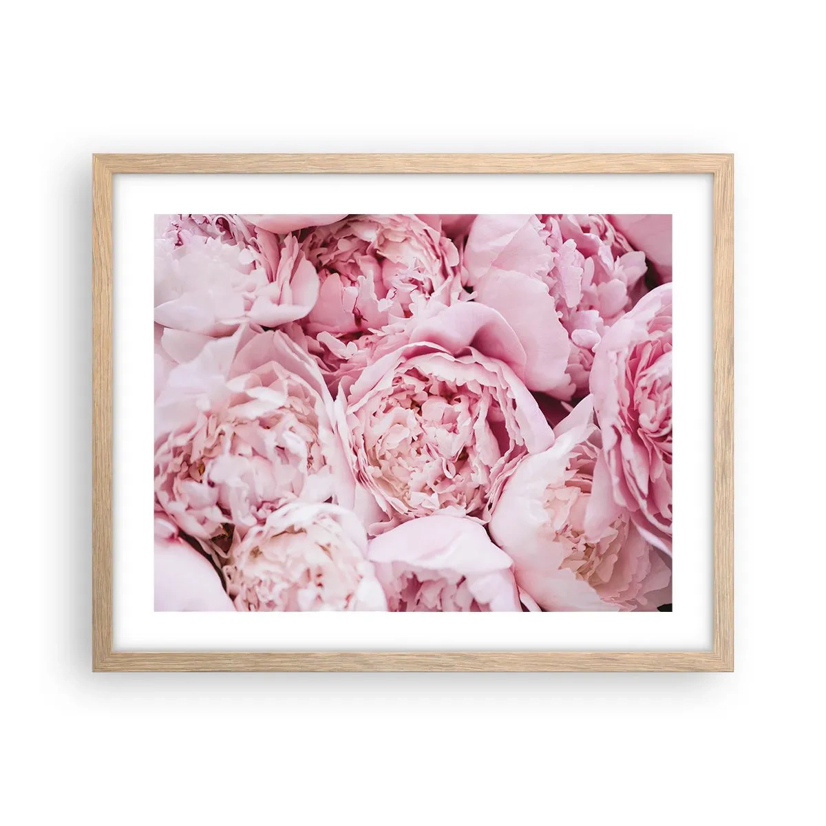 Poszter világos tölgy keretben - Átölelve és illatos - 50x40 cm