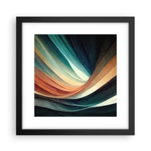 Poszter fehér keretben - Színekből szőtt - 30x30 cm