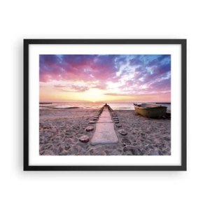 Poszter fehér keretben - Egy pillanatnyi mély élmény - 50x40 cm