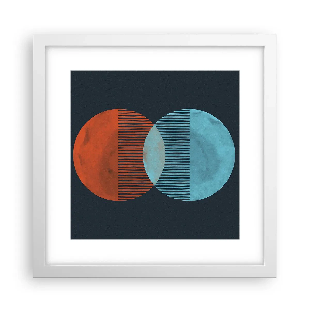 Poszter fekete keretben - Csillagászati fantázia - 30x30 cm