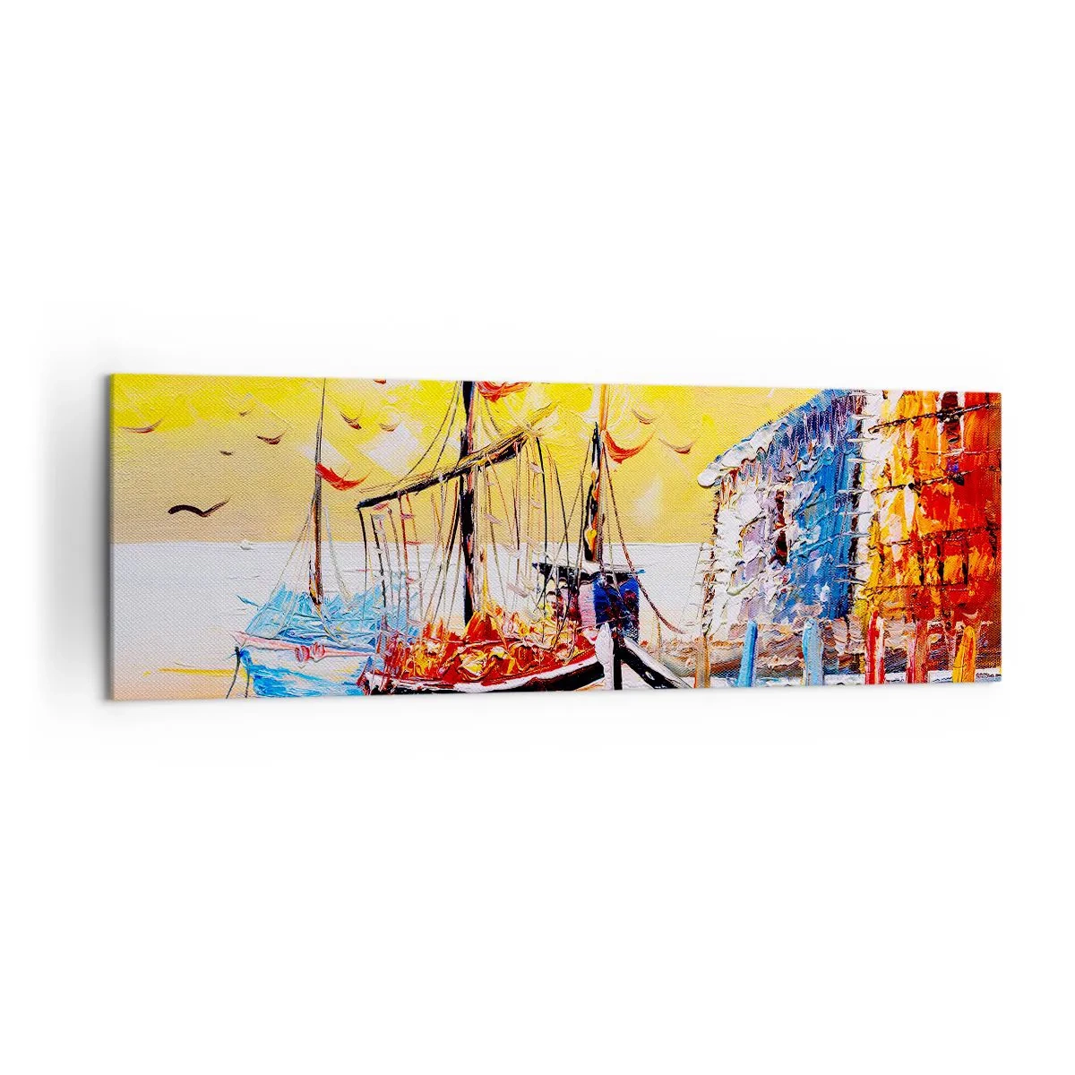 Vászonkép - Boldog visszatérés - 160x50 cm