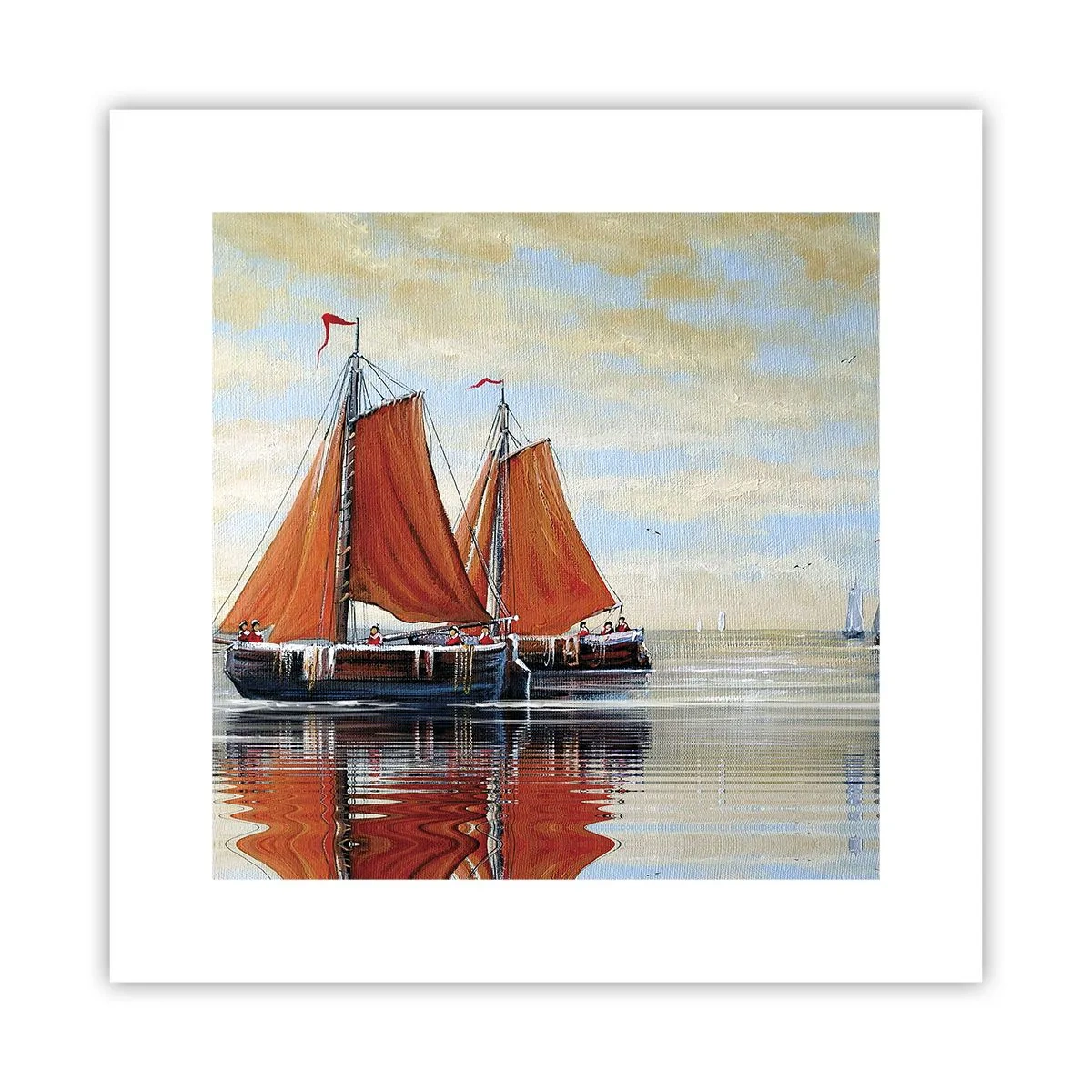 Poszter - Hé, vitorla, tengerész… - 30x30 cm